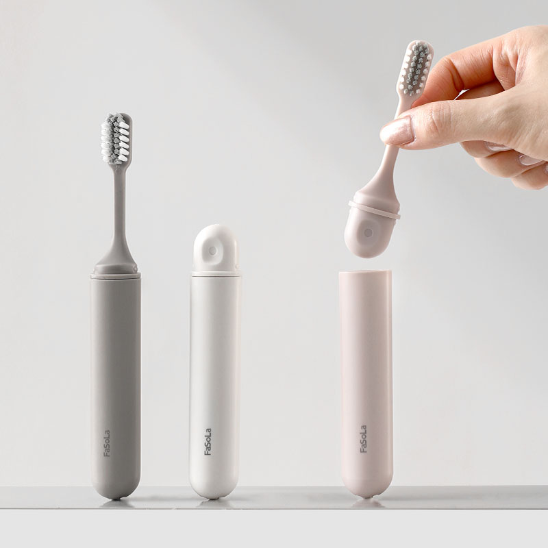 FaSoLa便携牙刷软毛出差旅行专用