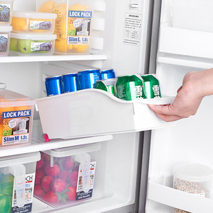 日本进口YAMADA厨房带滑轮收纳盒多功能塑料冰箱储物盒杂物整理筐