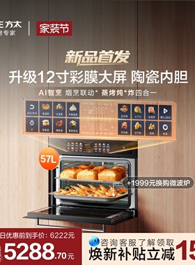 【新品】方太蒸烤箱一体机02-EF1S蒸箱烤箱嵌入式四合一官方旗舰