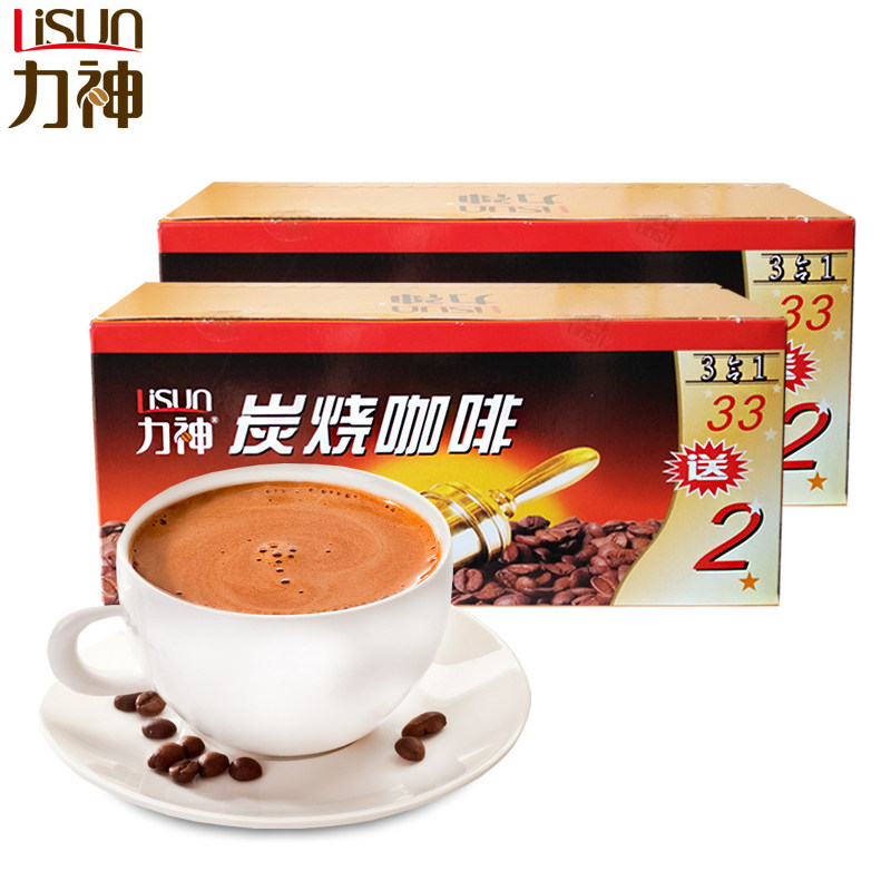 海南力神炭烧595g3合1即饮咖啡