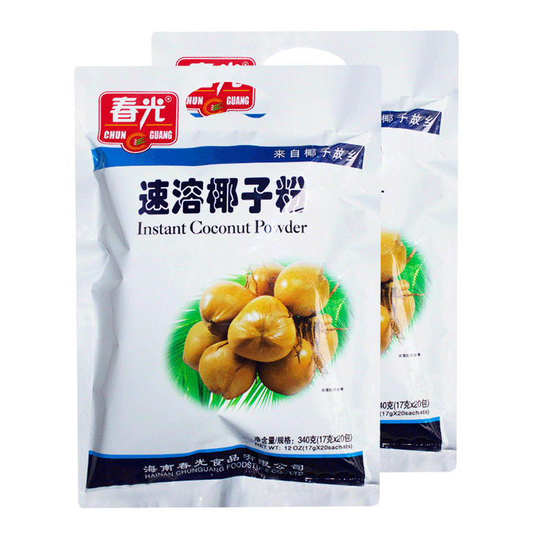 春光海南340g即饮早餐速溶椰子粉