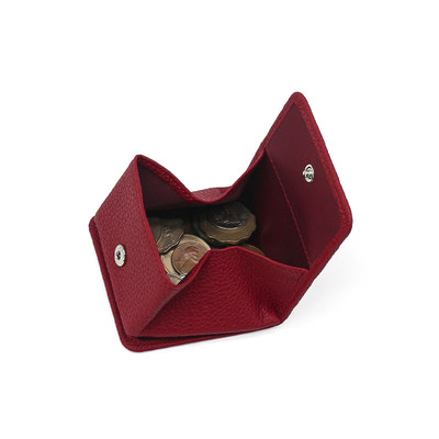 WHOISSHAN头层牛皮硬币包真皮迷你饰品收纳包简约散钱袋小零钱包