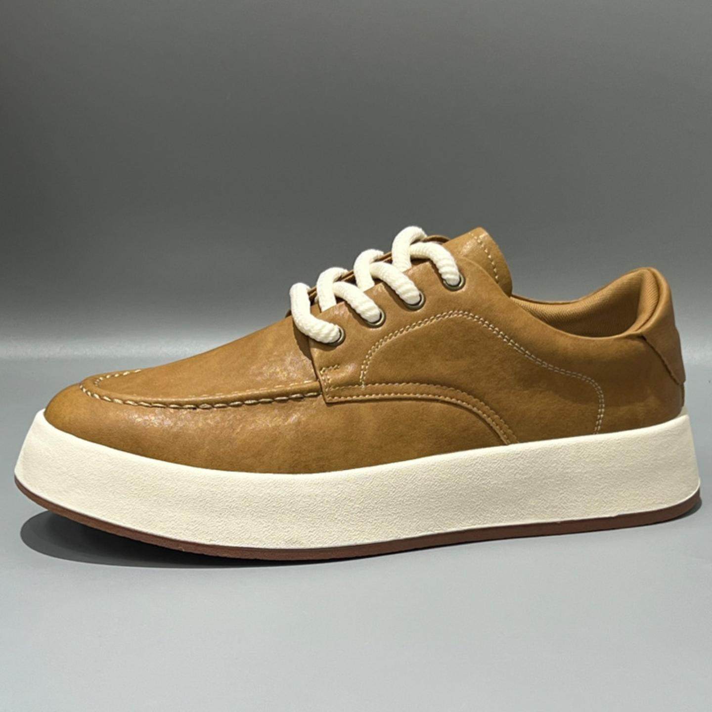 普洛克正品 4新款真皮透气休闲鞋子男厚底防滑工作男鞋潮流小皮鞋,流行男鞋,马丁靴,淘宝优惠券,粉丝福利购,淘宝优惠卷