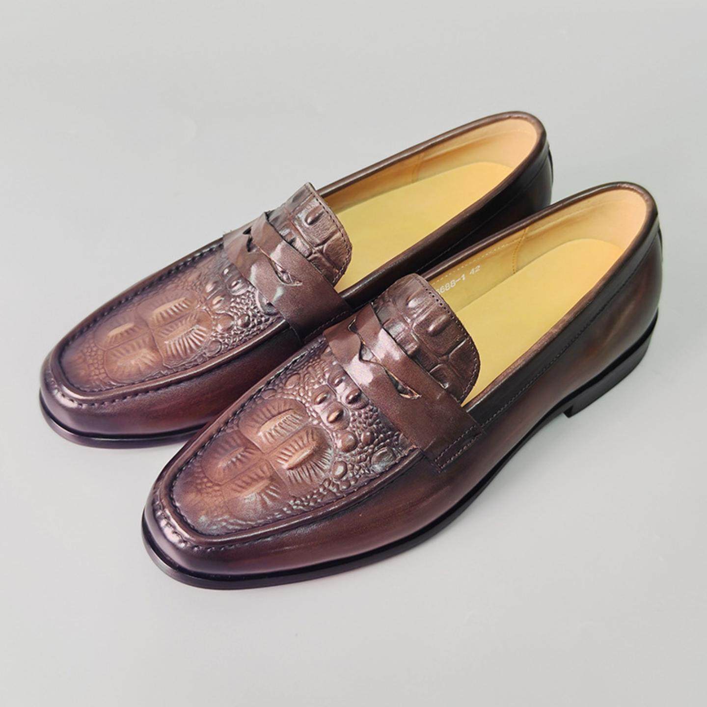 普洛克正品 男英伦风真皮休闲皮鞋男士一脚蹬豆豆皮鞋帅透气男士,流行男鞋,马丁靴,淘宝优惠券,粉丝福利购,淘宝优惠卷