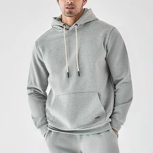 普洛正品长袖T恤炒雪花水洗做旧棉热皮重美式复古连帽男女潮卫衣