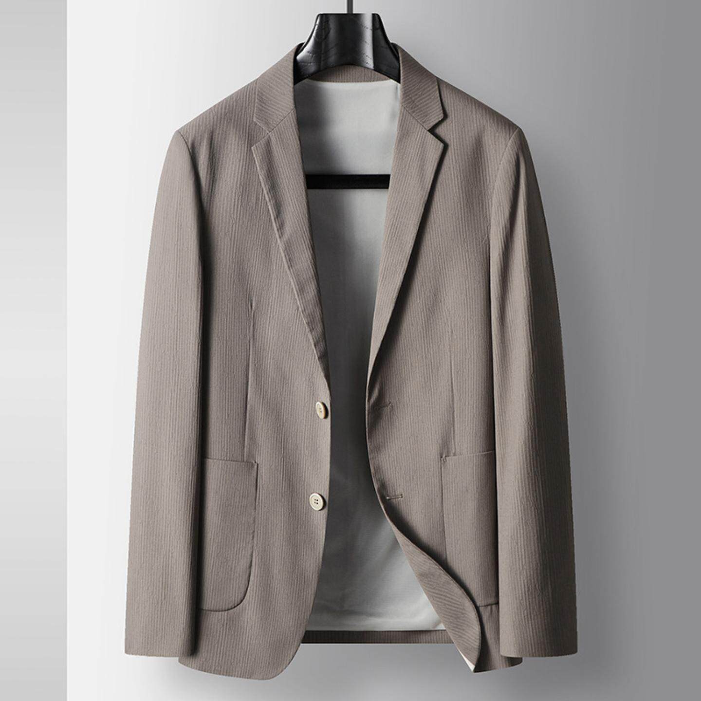 普洛克正品男装 休闲西装春夏季商务单西高级感潮流休闲西服外套