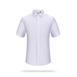 棉DP寸衫 正装 级免烫白色衬衫 夏季 商务高端衬衣 男短袖 普洛克正品