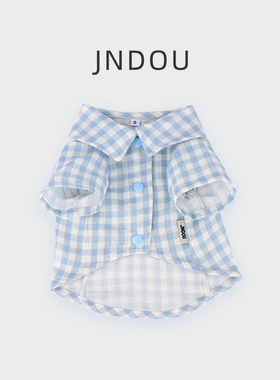 JNDOU丨宠物高颜值格子衬衫睡衣