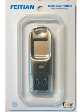 飞天诚信 FEITIAN K27 Fido2 安全密钥 美银 BOA USB 指纹解锁