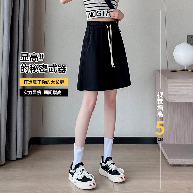 运动短裤女生棉女宽松2025夏季新