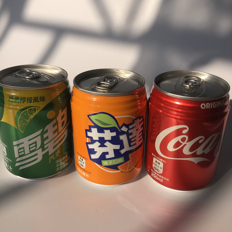香港制造港版太古可口可乐200/330ml玉泉干姜苏打水台湾产250ml