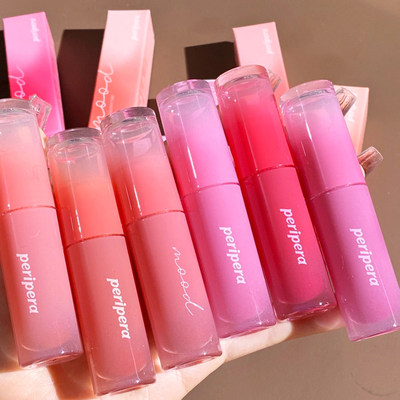 peripera冰糖唇釉 水光镜面口红 韩国进口不沾杯透亮唇彩 润保湿