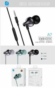 J.dream乔梦堂A7金属重低音时尚有线音乐耳机Y