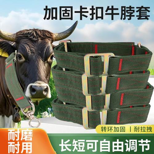 育肥牛脖子套可调节栓牛绳子牛