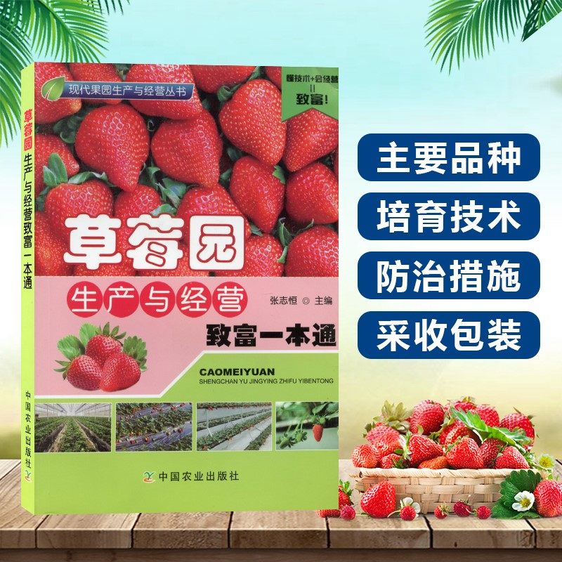 草莓园生产与经营致富1本通 草莓育苗栽培管理栽培新技术现代农业书籍大棚草莓种植技术 现代果园生产与经营丛书 草莓贸易概况,书籍/杂志/报纸,园艺,淘宝优惠券,粉丝福利购,淘宝优惠卷