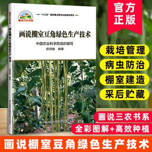 画说棚室豆角绿色生产技术 大棚蔬菜种植技术书 薛其勤编 豆角病虫害防治及安全用药 豆角种植生产技术全书 豆角种植技术 正版