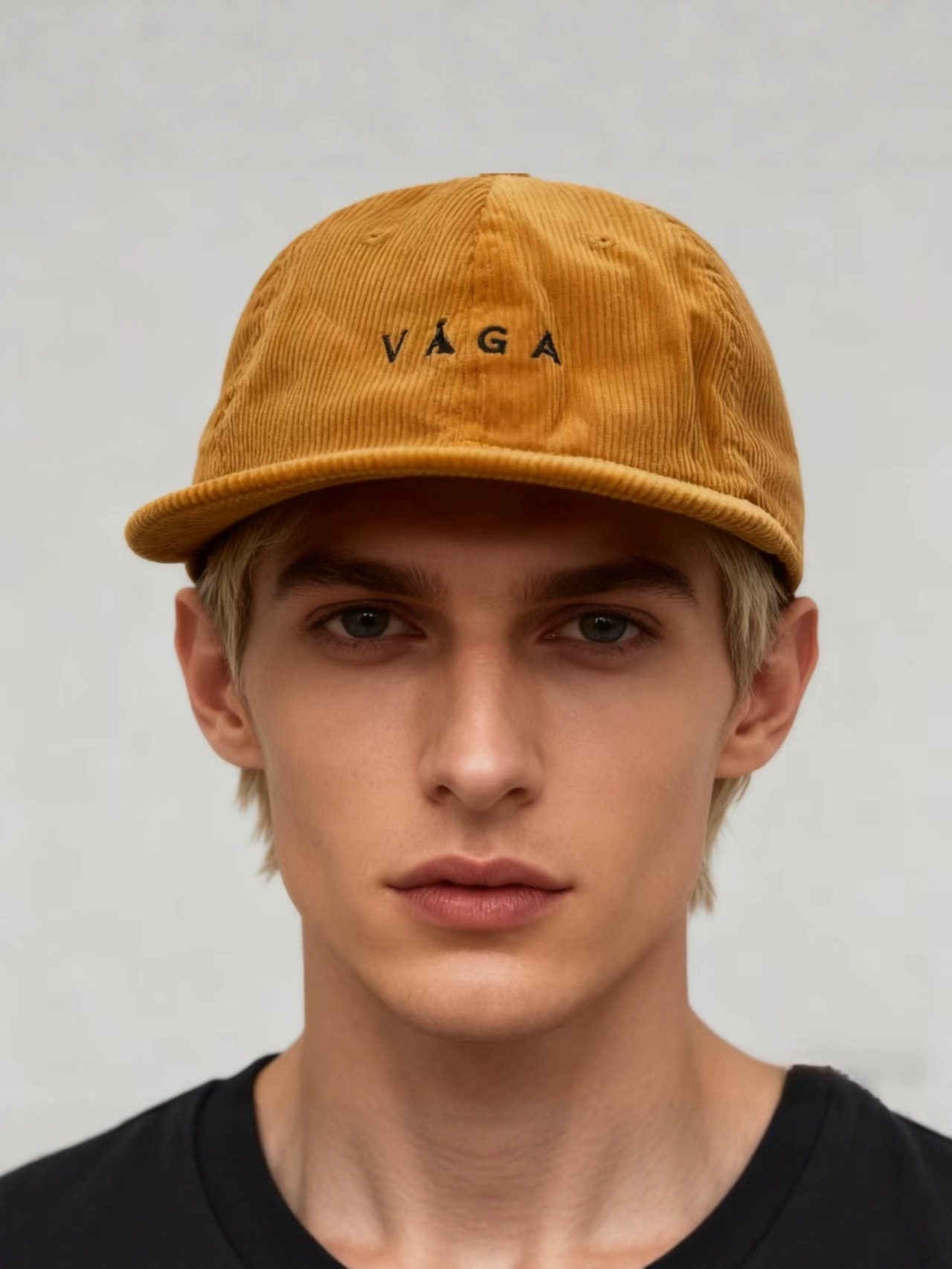 VAGA CORDUROY CAP灯芯绒棒球帽复古做旧水洗平檐帽