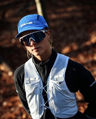 IRONMAN VR 铁人三项纪念款男女运动帽速干透气轻量化跑步帽