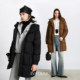 新款 加厚连帽时尚 羽绒服中长款 EVAOUXIU冬季 时尚 简约显瘦暖外套