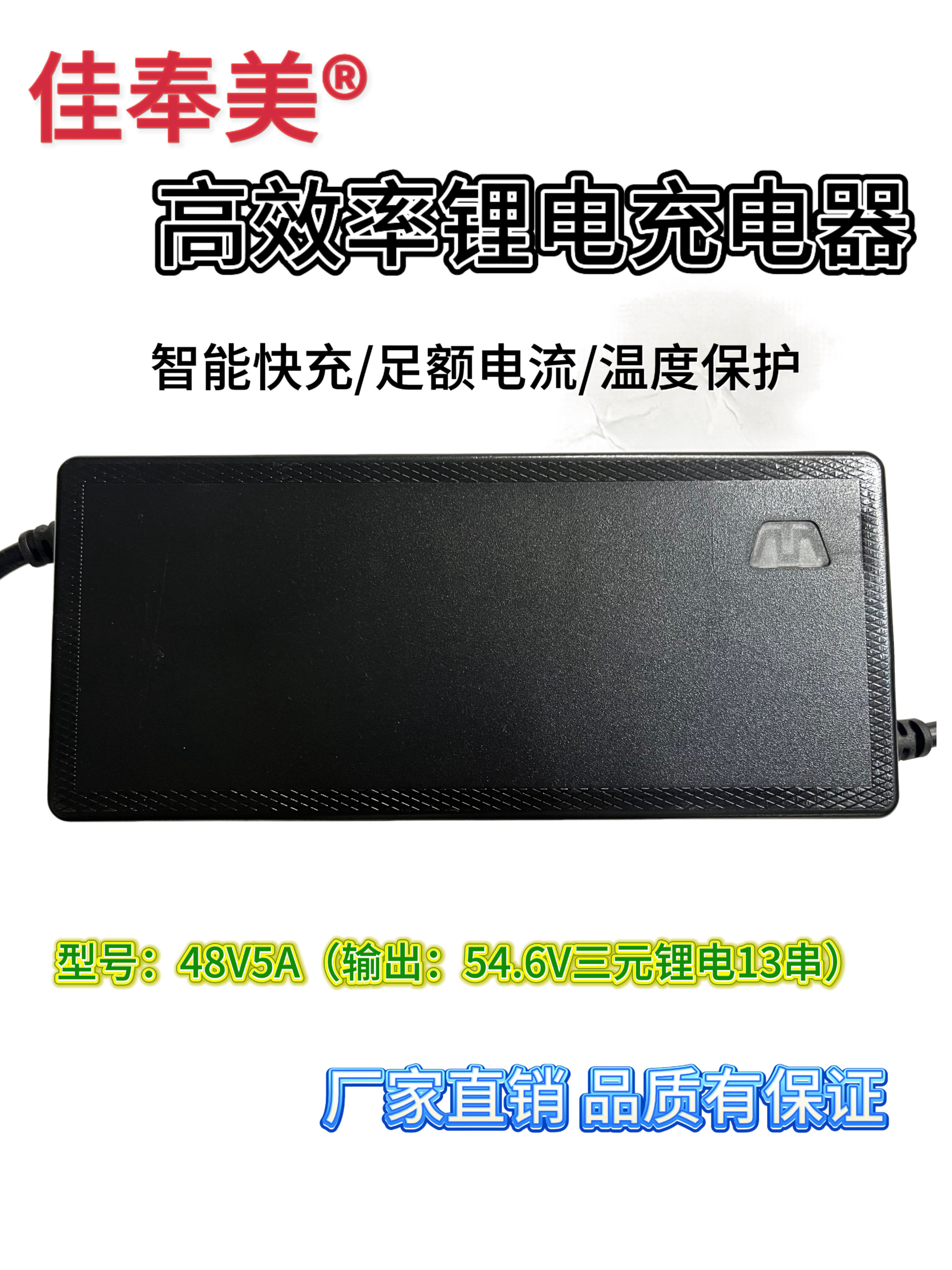 佳奉美充电器48V5Ａ 54.6V三元锂电专用