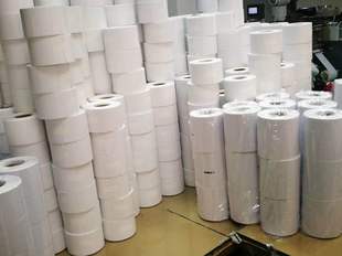 可移除撕不破撕不烂 工厂直销 不干胶热敏打印家具标签纸家具贴卷