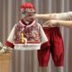 周岁礼服男宝宝春秋中式 拜年服衣服生日一周岁宴抓周男童 婴儿唐装