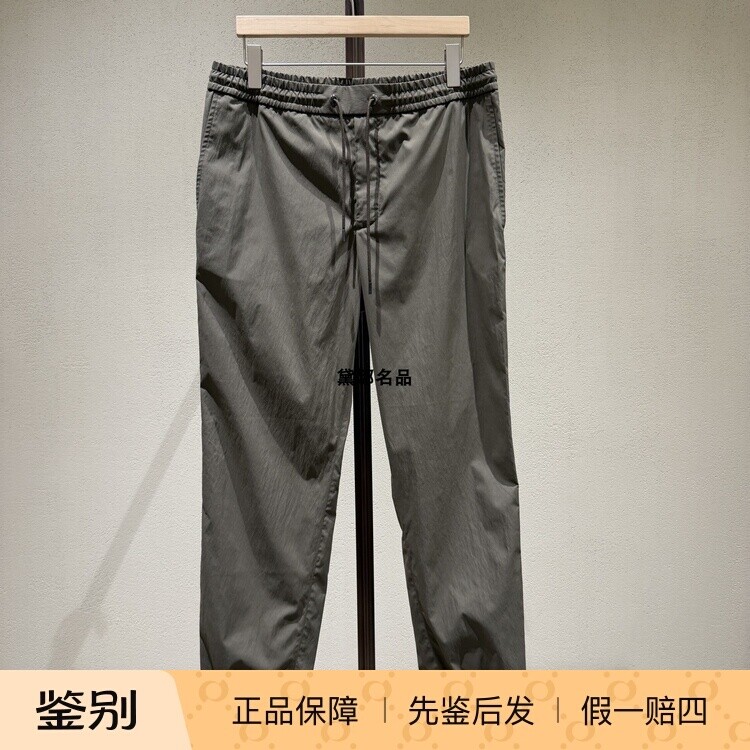 正品现货 Moncler蒙口 26春夏男士薄款尼龙抽绳运动休闲裤2A00022