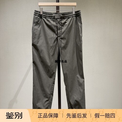 Moncler薄款尼龙抽绳运动休闲裤