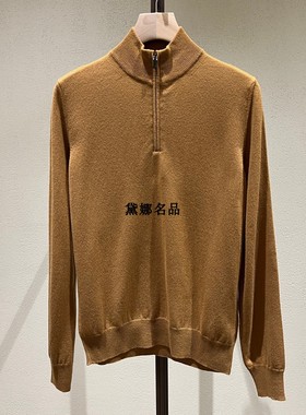 正品现货 Colombo 24秋冬男士半拉链纯羊绒针织毛衣毛衫 MA03180