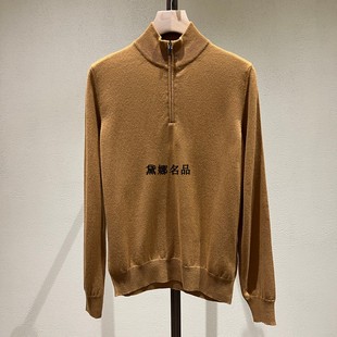 正品现货 Colombo 24秋冬男士半拉链纯羊绒针织毛衣毛衫 MA03180