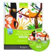 社 上海外语教育出版 小学生英语分级阅读英文绘本故事书 含光盘 黑布林英语阅读小学b级3豹子和猴子
