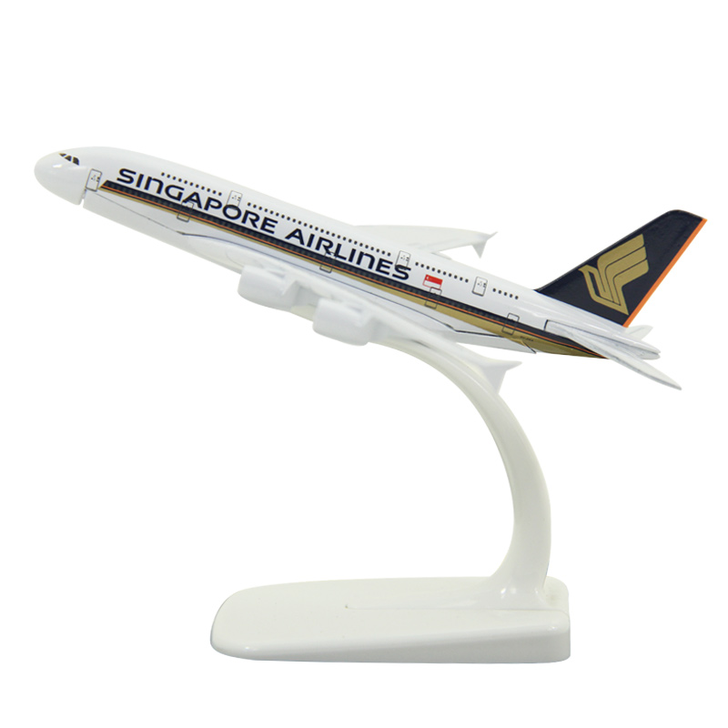 空客a380新加坡合金厘米飞机模型