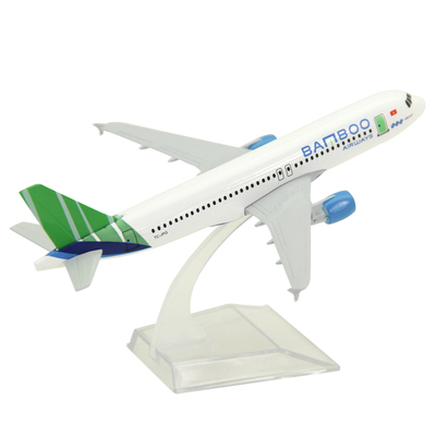 飞机模型空客A320越南越竹航空Bamboo Airways合金客机仿真航模