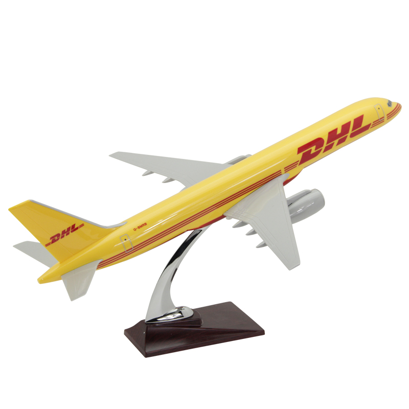 飞机模型  B757DHL敦豪快递货机模型 波音757 DHL礼品摆件 47cm 玩具/童车/益智/积木/模型 飞机模型 原图主图