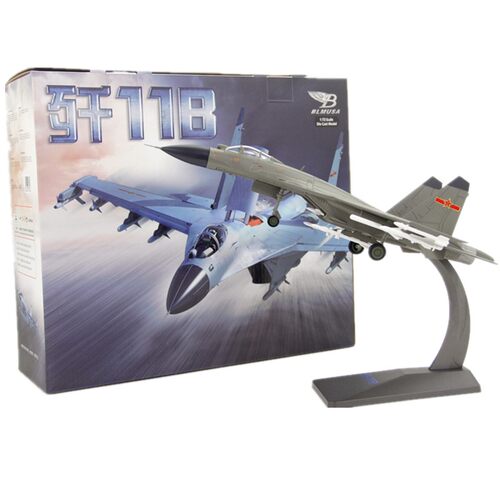 仿真军事战斗机飞机模型   歼击机 歼11B J11B 1:72 合金打造