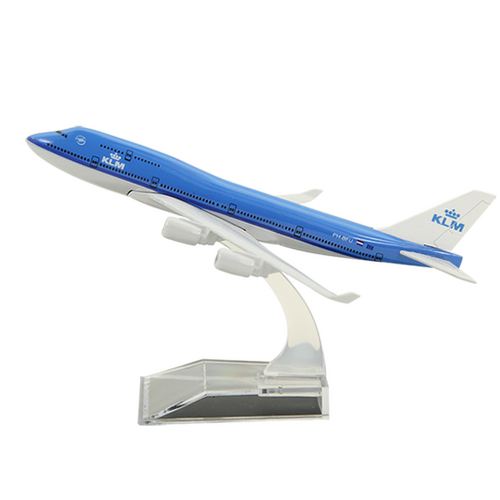 合金飞机模型波音B747-400荷兰皇家航空礼品摆件客机航模16厘米 - 封面