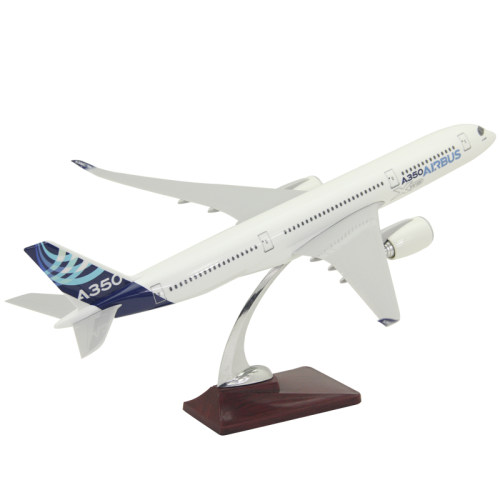 飞机模型空客A350-900原机型空中客车XWB客机礼品摆件 树脂47厘米