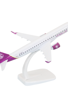 实心合金飞机模型Embraer E-190蒙古匈奴航空客机礼品摆件20厘米