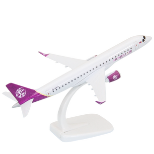 实心合金飞机模型Embraer E-190蒙古匈奴航空客机礼品摆件20厘米