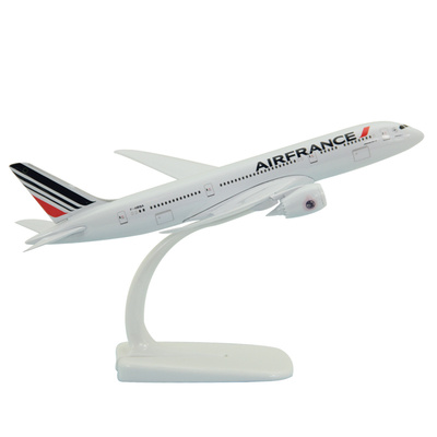 仿真实心合金飞机模型波音B787-9法国航空礼品摆件成品客机航模