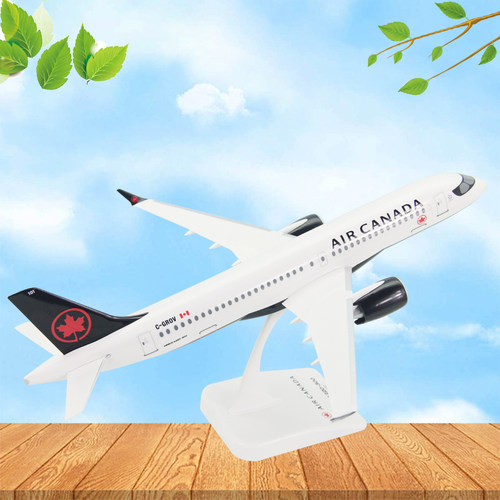 加拿大空客A220拼装ABS飞机模型