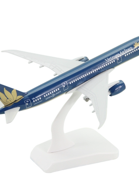 仿真合金飞机模型波音B787越南航空客机礼品摆件带轮航模20厘米