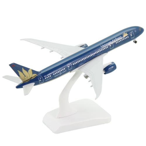 仿真合金飞机模型波音B787越南航空客机礼品摆件带轮航模20厘米