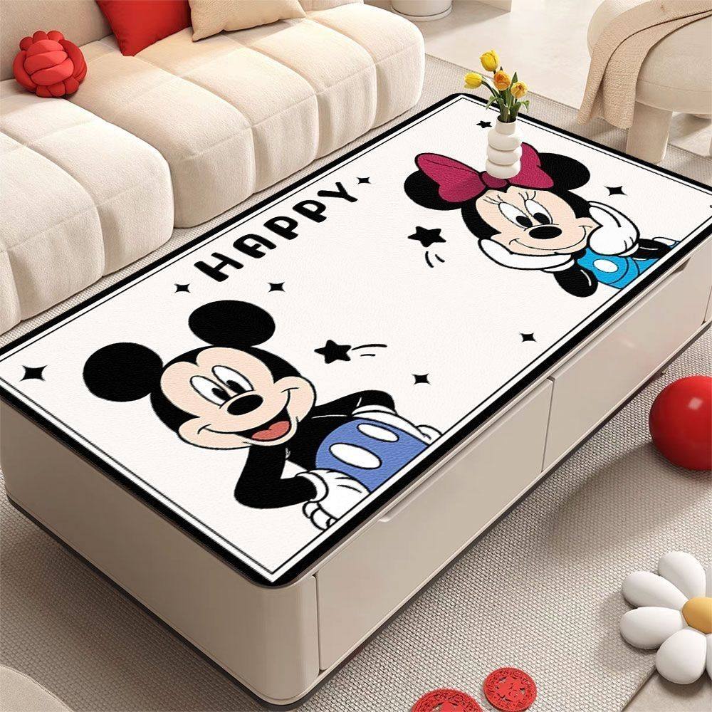 桌布PVC防水防油免洗可擦茶几桌垫卡通米奇桌垫轻奢高级茶几桌布,居家布艺,茶几垫,淘宝优惠券,粉丝福利购,淘宝优惠卷