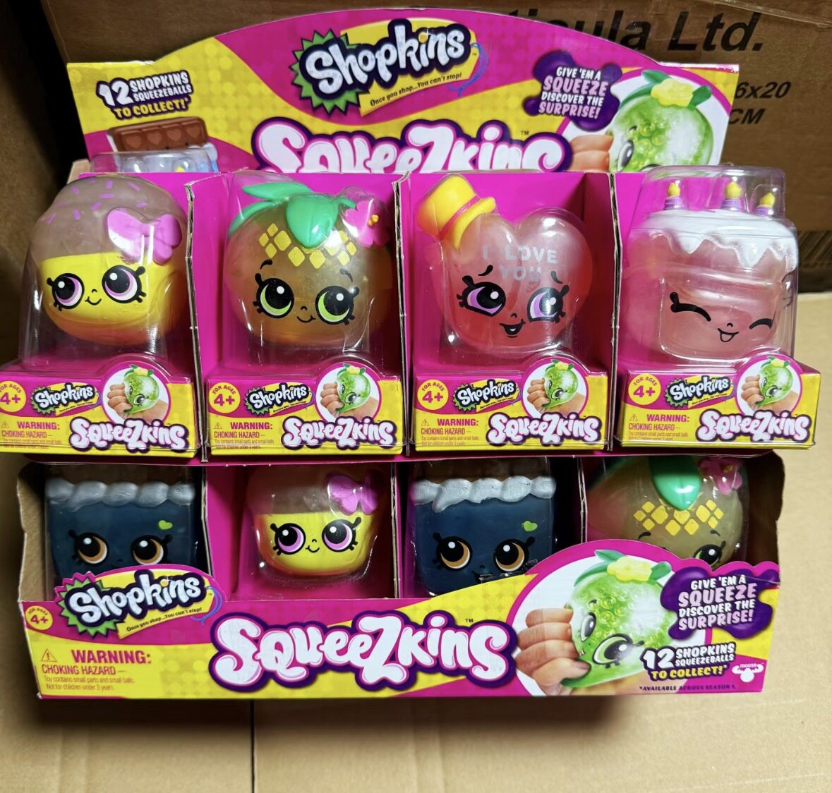 shopkins购物精灵软胶史莱姆捏捏团子玩具解压周边儿童女生礼物