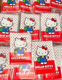 HelloKitty联名周边三丽鸥收纳袋便携票据卡包高颜值少女心小卡