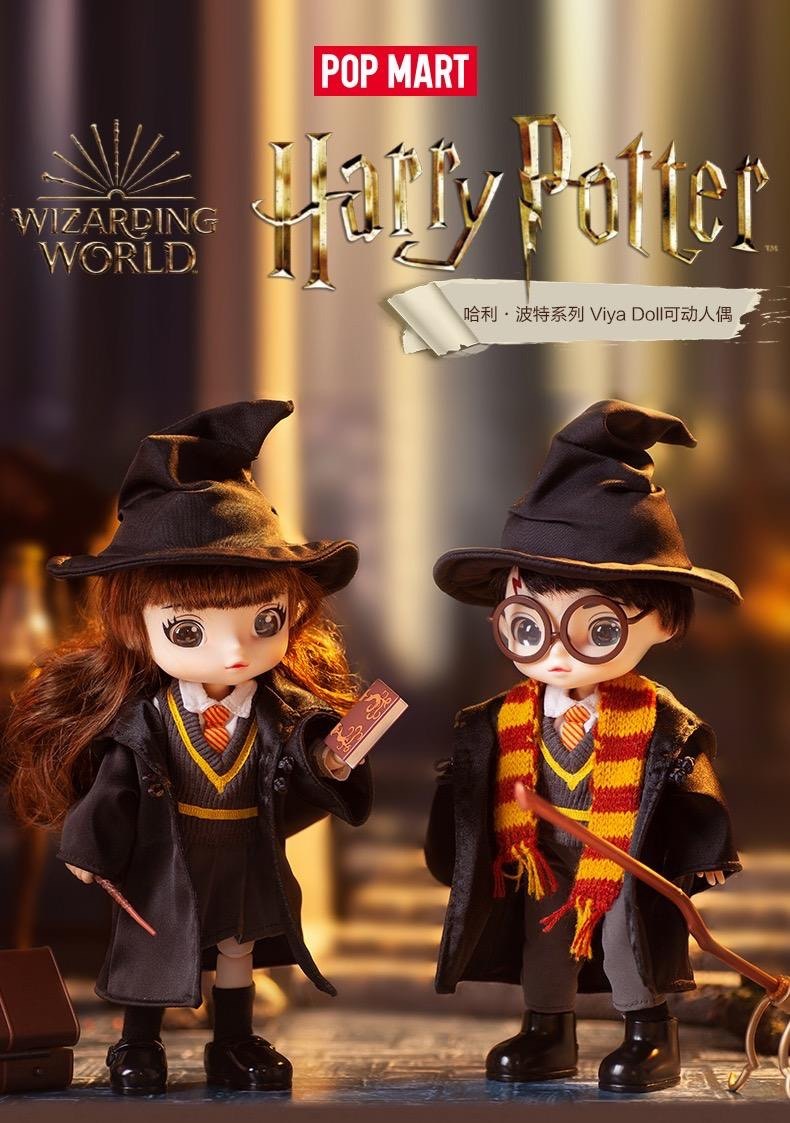 popmart泡泡玛特 哈利波特 赫敏viya doll bjd可动人偶手办玩具