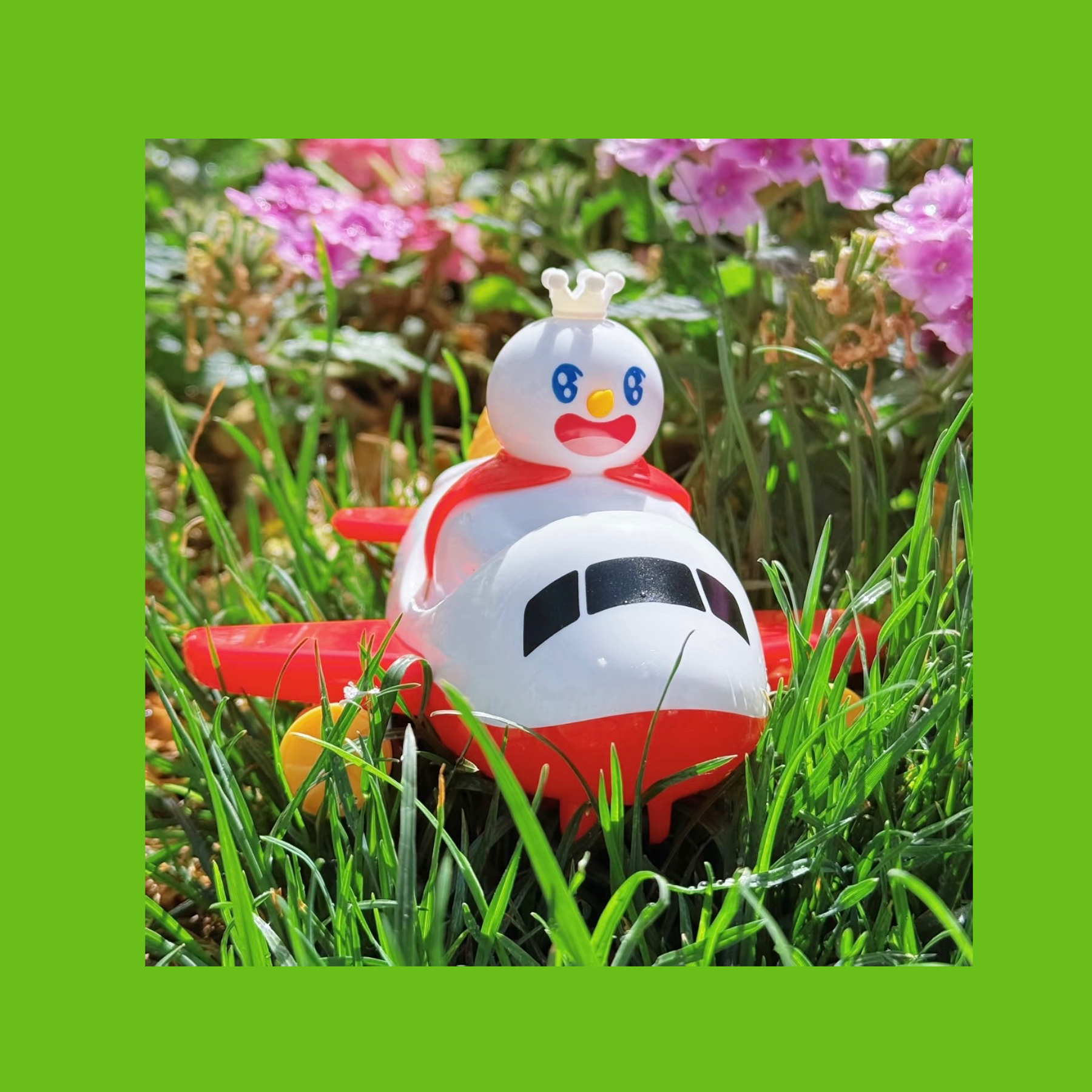 蜜雪冰城雪王飞机按压会跑的飞机儿童玩具卡通回力小飞机礼物新款