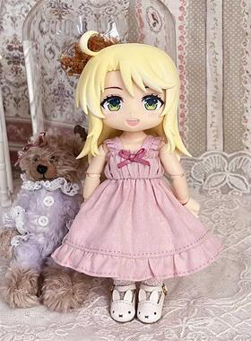 ob11娃衣日漫风吊带裙睡裙12分bjd娃衣GSC molly P9P10