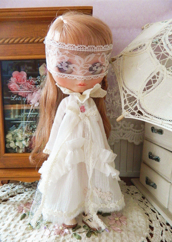 blythe小布娃衣森女系梦境米白